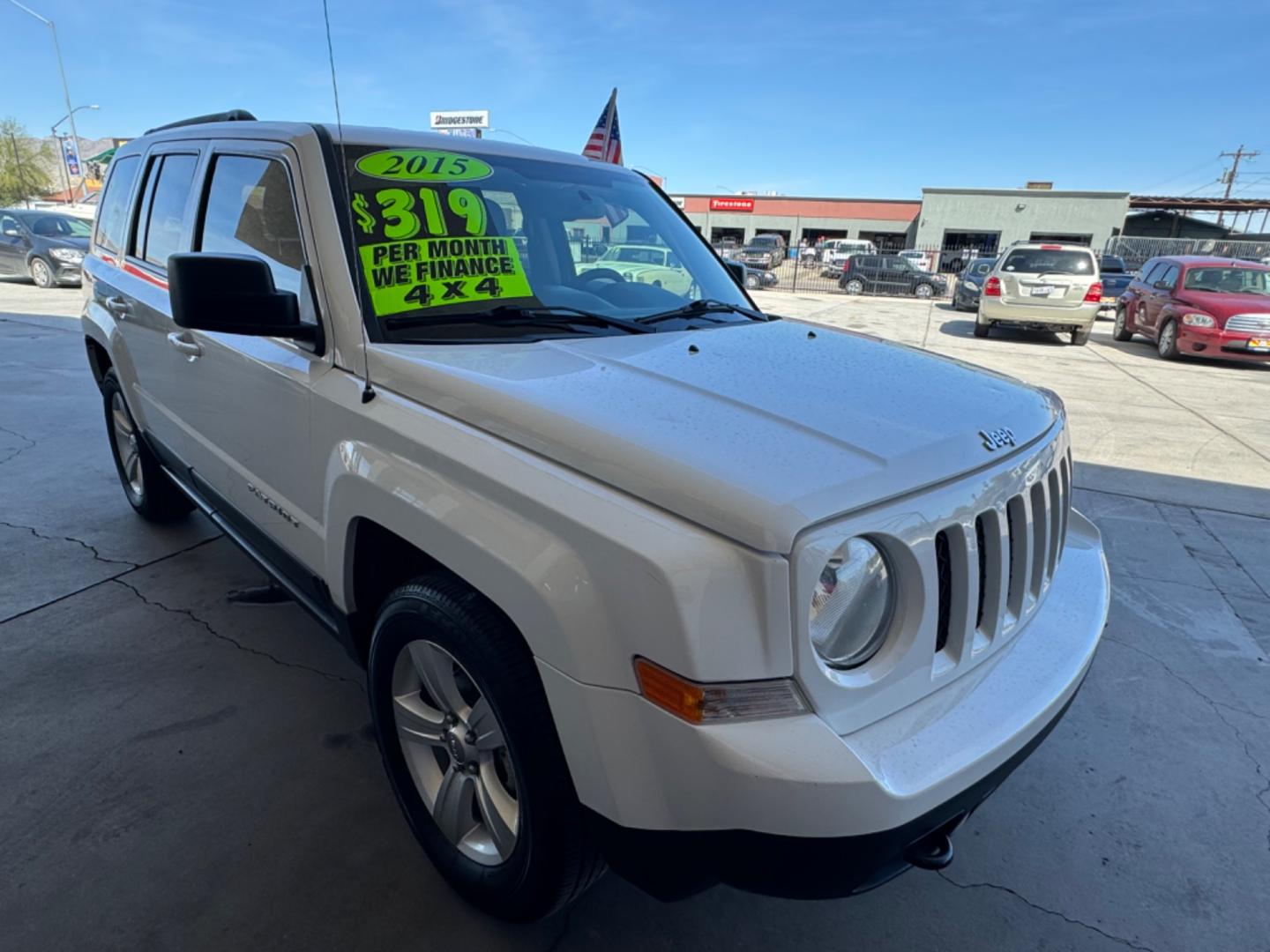 2015 White Jeep Patriot (1C4NJRBB4FD) , located at 2190 Hwy 95, Bullhead City, AZ, 86442, (928) 704-0060, 0.000000, 0.000000 - Photo#1